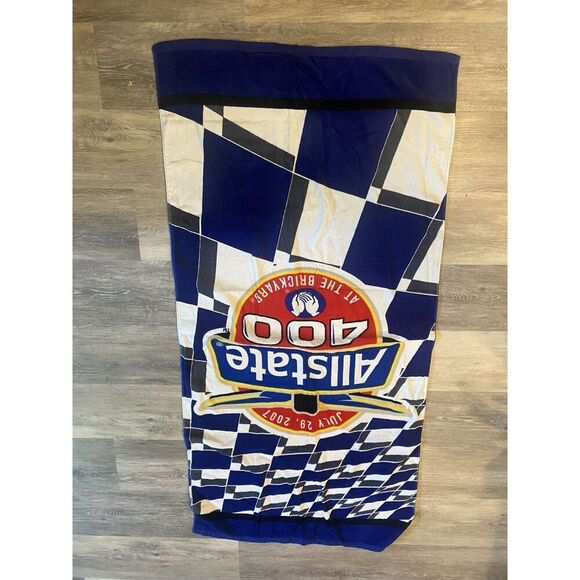 Nascar Beach Towel - Banner July 29, 2007 Allstate 400 at the BRICKYARD - Picture 3 of 6